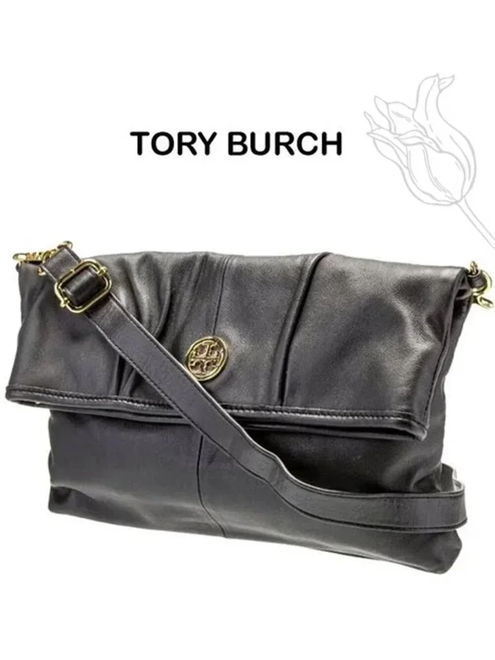 Tory Burch Dena Fold Over Crossbody
